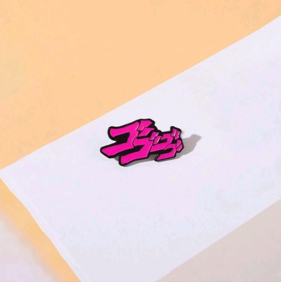 Jojo joestar anime manga pink Dio funny enamel pin jewelry mens women's decor - Picture 5 of 7